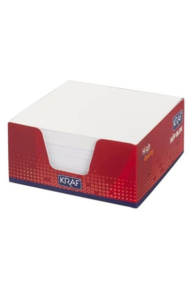 KRAF KÜP BLOK BEYAZ NOT KAĞIDI 9X9 CM 116G