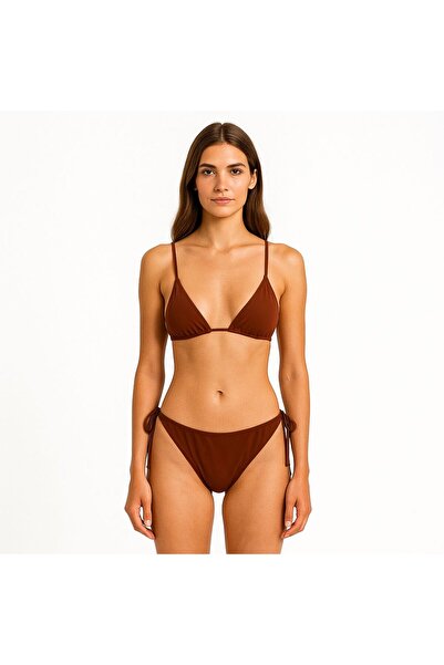 VULEVU TIE Bağlamalı İpli ALt Üçgen Bikini Altı
