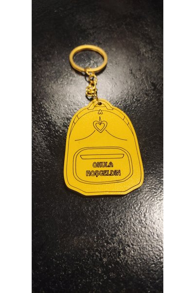 hayalimhediyelik Welcome to School Bag Keychain Primary School 10 Pieces