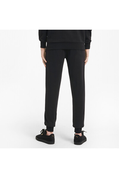 Puma Mens Classics Cuffed Sweatpants - Black