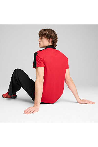 Puma Mens Scuderia Ferrari HP Race MT7 Polo - Red