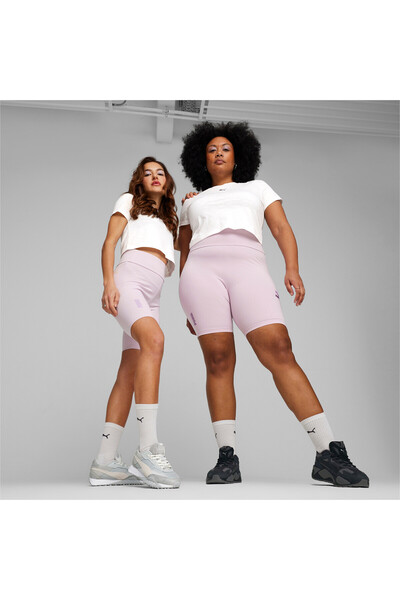 Puma Womens CLASSICS Tight Shorts - Purple