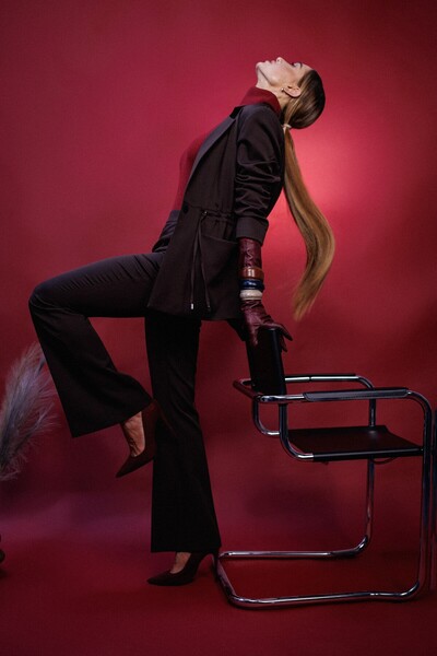 Made of Emotion Women's jacket with gathered waist