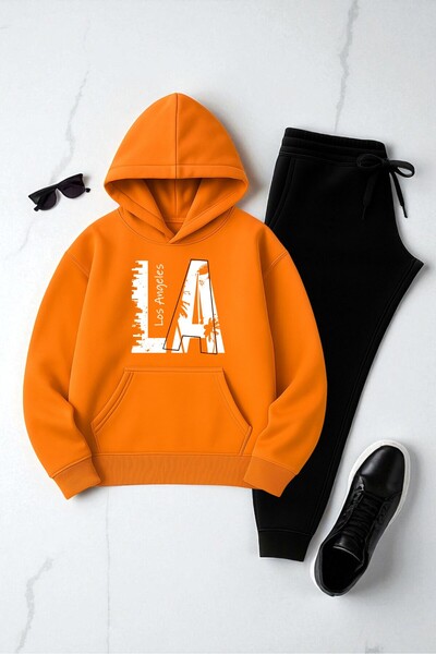 uyguntarz Set de trening unisex cu imprimeu Los Angeles
