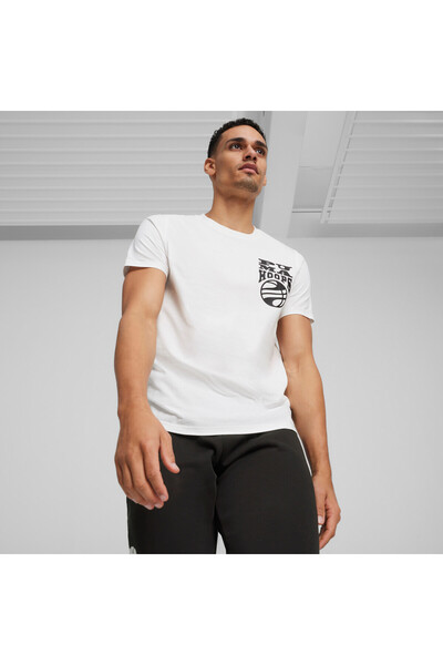 Puma Mens The Hooper Basketball Tee - White