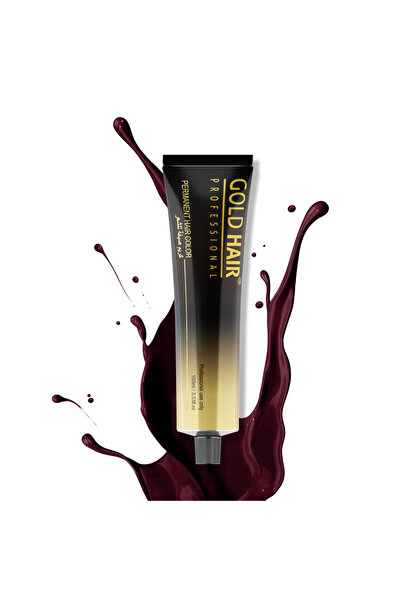 Gold Hair Professional Permanent Hair Color 100ml - 5.55 Light Intense Mahoga...