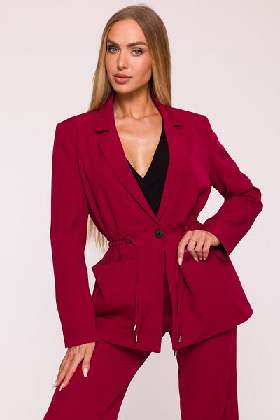 Made of Emotion Women's jacket with gathered waist