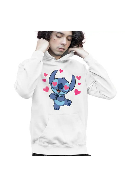 OEM Παιδικό Φούτερ Stitch in Love για Αγόρια