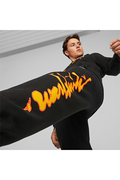 Puma Mens Sportswear by Worldwide Sweatpants - Black