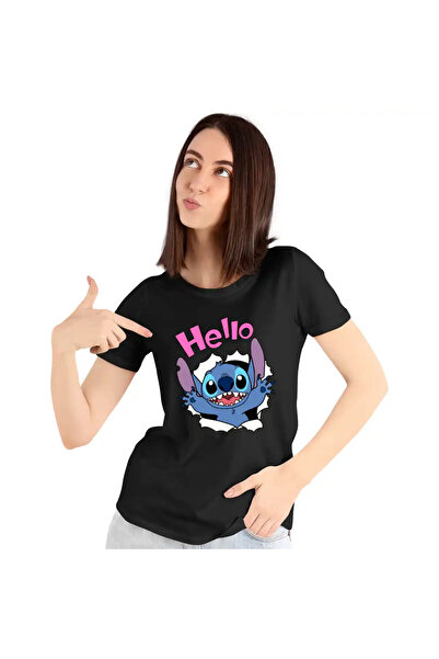 OEM Tricou Femei Stitch Hello