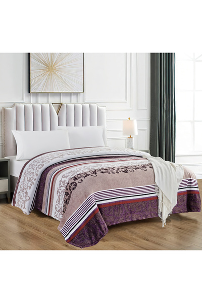 Moon Double Size Floral Throw Blanket All Season Flannel Blanket For Couch Bed And Sofa 200X220 cm G95