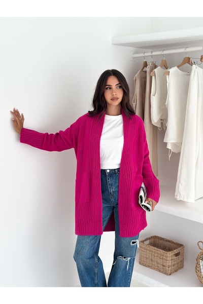 Velista Women's Loose Pocket Long Sleeve Knitwear Cardigan