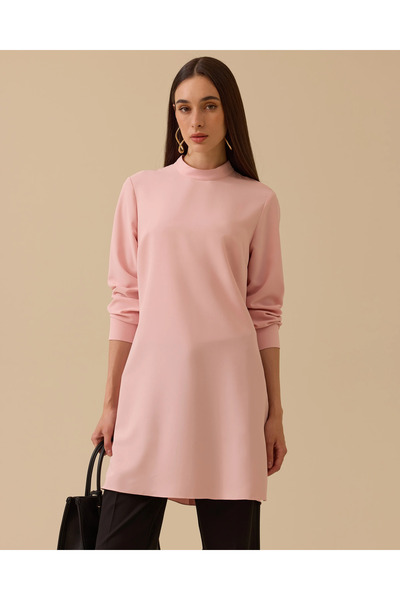 SCL Dik Yaka Yan Yırtmaçlı Tunik