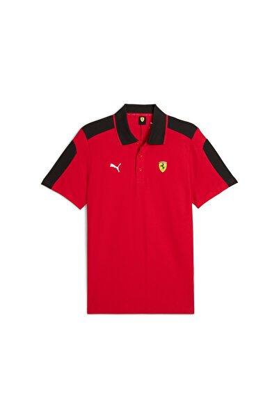 Puma Mens Scuderia Ferrari HP Race MT7 Polo - Red