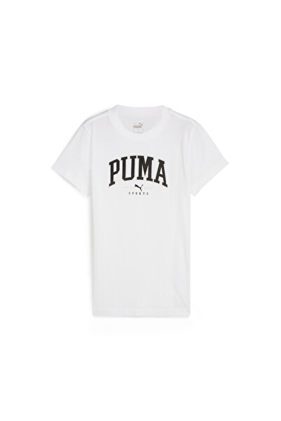 Puma Womens SQUAD Graphic Tee - White