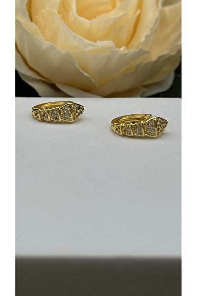 Çelik Yılan Halka Küpe