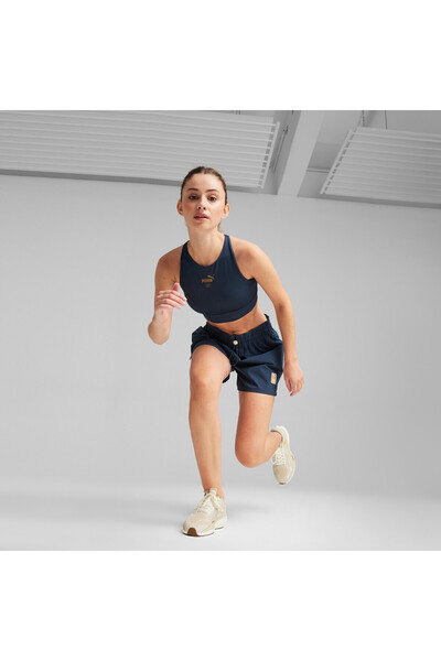 Puma Womens First Mile Running Shorts - Blue