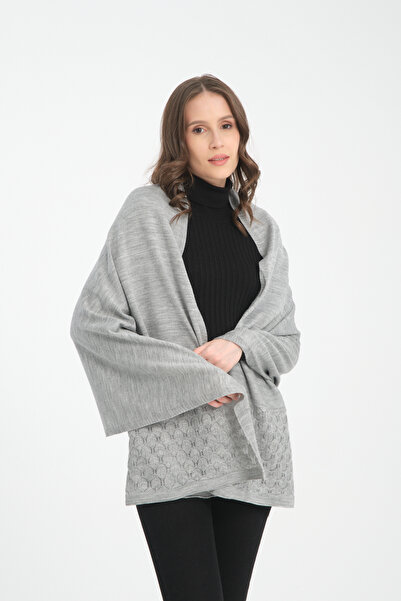 VEGA MODA Openwork Knitted Shoulder Shawl, Elegant Evening Dress Shoulder Scarf, Women's Shoulder Shawl, Knitted Knitwear Women's Puside, Shoulder Scarf