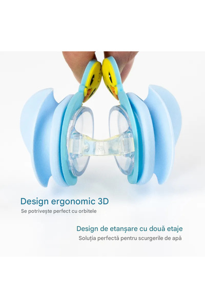 OEM Ochelari de înot pentru copii, protecție UV, anti-aburire, potrivire perfectă, albaștri