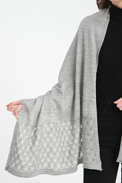 VEGA MODA Openwork Knitted Shoulder Shawl, Elegant Evening Dress Shoulder Scarf, Women's Shoulder Shawl, Knitted Knitwear Women's Puside, Shoulder Scarf