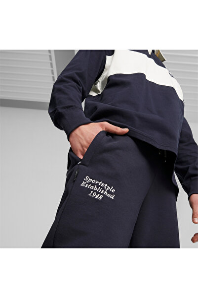 Puma Mens Team Sweatpants - Blue