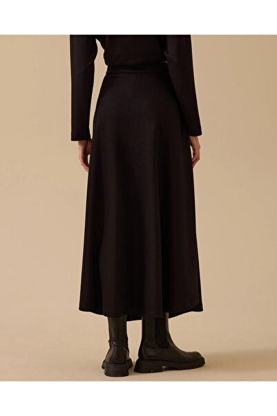 SCL Βασική φαρδιά μακριά φούστα