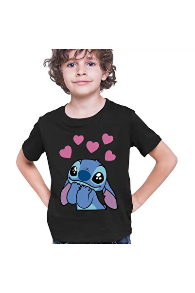 OEM Tricou Copii Baieti Stich I Love You