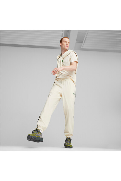 Puma Mens TEAM Track Pants - White
