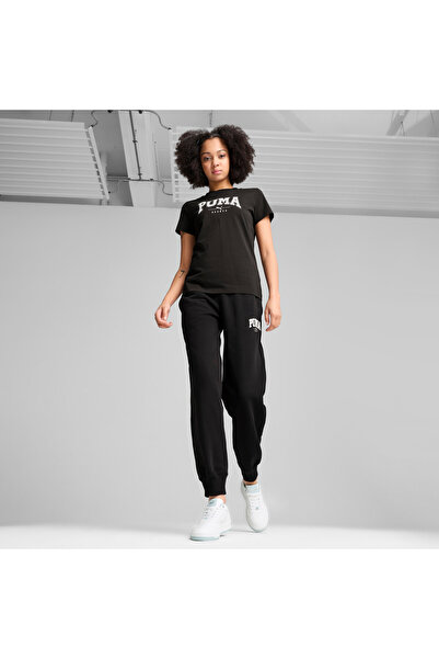 Puma Womens SQUAD Graphic Tee - Black