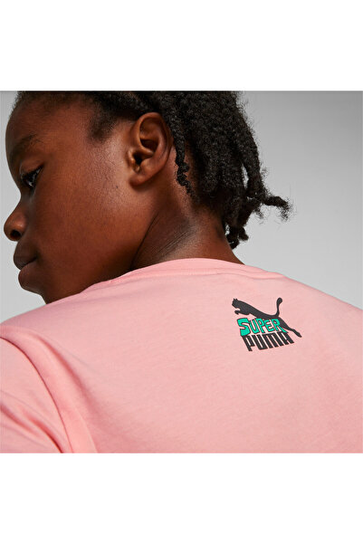 Puma Youth Boys Classics SUPER Tee - Pink