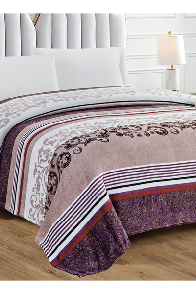 Moon Double Size Floral Throw Blanket All Season Flannel Blanket For Couch Bed And Sofa 200X220 cm G95