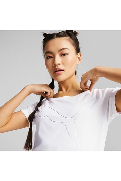 Puma Womens Favourite Jersey Cat Training Tee - White