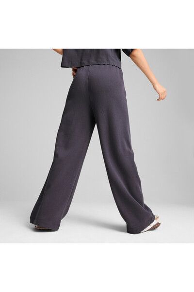 Puma Womens CLASSICS+ Relaxed Sweatpants - Gray