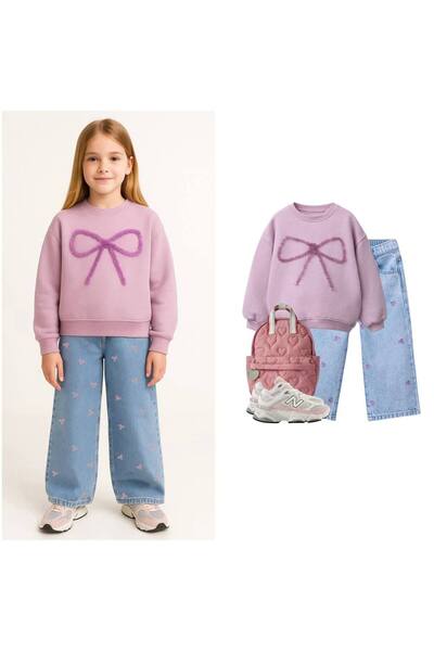 anonim Laciel Paris Girl Sweatshirt Pants Bottom Top Set