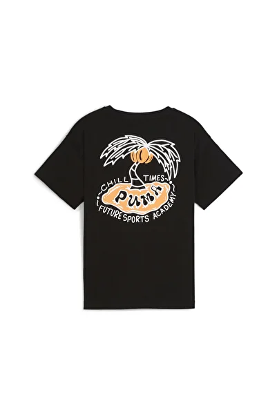 Puma Youth Boys Essentials+ MID 90s Graphic Tee - Black