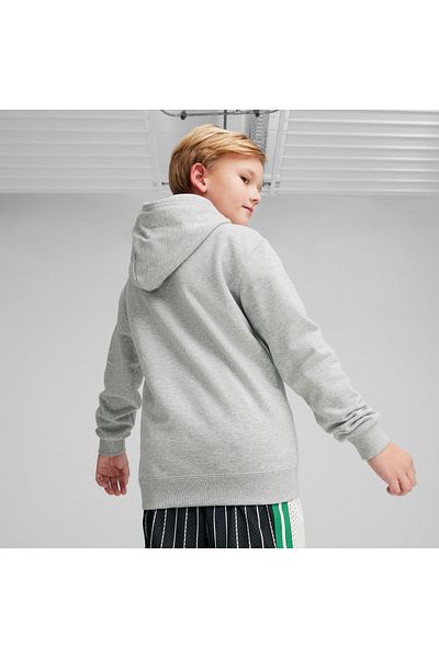 Puma Youth Boys FOR THE FANBASE Hoodie - Gray