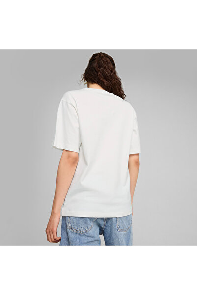 Puma Womens DOWNTOWN Relaxed Graphic Tee - White