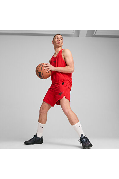 Puma Mens Melo Alwayz On Basketball Shorts - Red