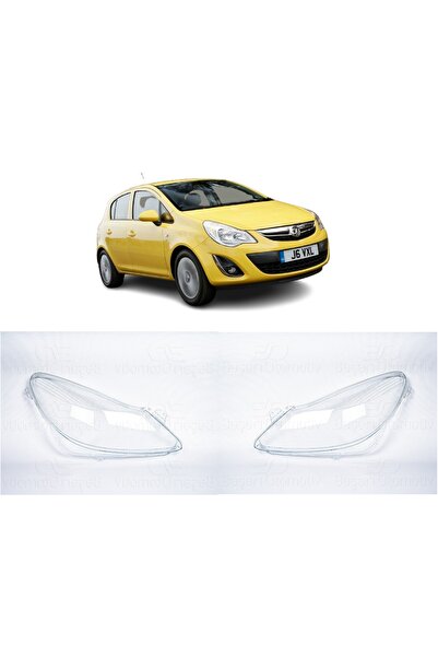 CMEPARTS Opel Corsa D 2007-2010 Uyumlu Sağ + Sol Far Camı Takım 2 Ad 93189358...