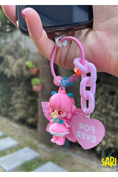 Guesche Bütün Telefonlarla Uyumlu Renkli Emojili Çanta ve Telefon Kılıf Charmı