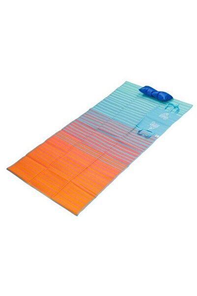 SUMMER Beach Mat with Inflatable Pillow, Foldable and Easy to Carry, 180 x 86 cm