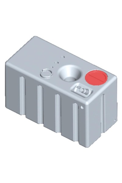 OSCULATI Rigid Modular Horizontal Potable Water Tank 247L,