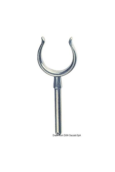 OSCULATI Furcă pentru vâsle cu vâsle, diametru 64 mm, alamă cromată