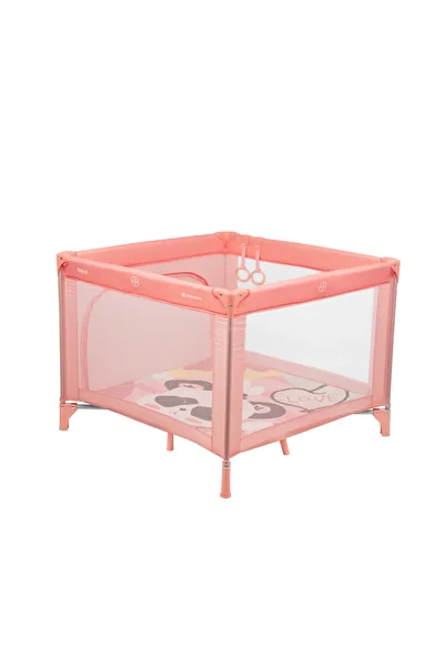 Kikka Boo Playpen for children KikkaBoo Enjoy Pink Panda 2023 with compact folding, large access door with mesh
