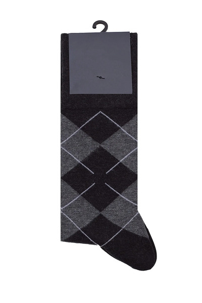 HRN Textile 12 Pack Men's Cotton Plaid Long Socks – Anti-Sweat and Odor