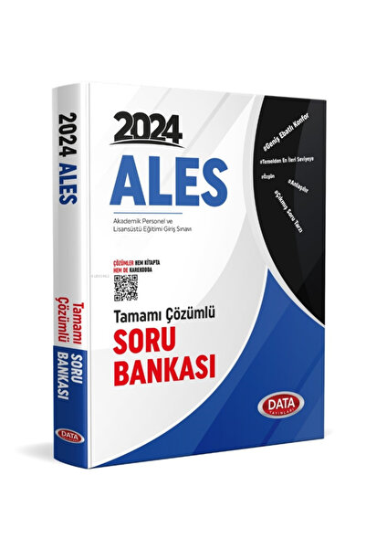 Data Yayınları 2024 ALES Tamamı Çözümlü Soru Bankası