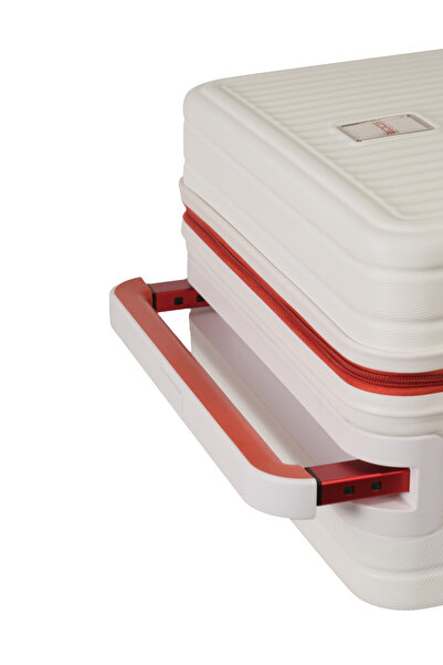 GROUND Ametis Orta Boy Valiz Beyaz - 10737