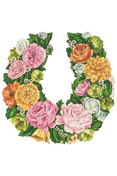 Hester & Cook Die Cut Derby Wreath Placemats 12 Sheets