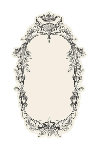 Hester & Cook Flourish Frame Table Accent - pakovanje od 12 komada