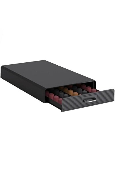 OEM Suport sertar capsule Nespresso, universal, 50 capsule, negru